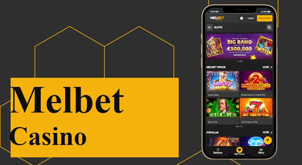 MelBet app provides a comprehensive online casino experience